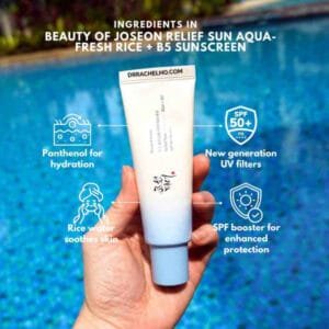 Beauty of Joseon - Relief Sun Aqua - Fresh : Rice + B5 SPF50+ PA++++ - Sunscreen - 50ml 3 beauty of joseon relief sun aqua fresh sunscreen spf50 pa 1 crème solaire Beauty of Joseon SPF50+