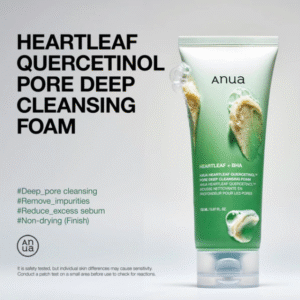 Heartleaf Quertcetinol Pore Deep Cleansing Foam 150ml 2 1000415826 Anua Heartleaf Quercetinol Pore Deep Cleansing Foam