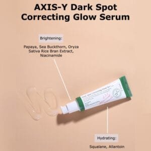AXIS-Y Dark Spot Correcting Glow Serum 50ml – Sérum Éclaircissant Anti-Taches 5 AXIS-Y