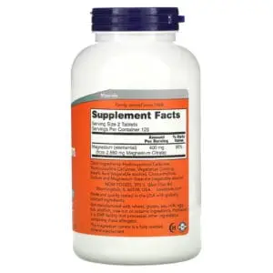 38 NOW Foods Citrate de Magnésium 200mg