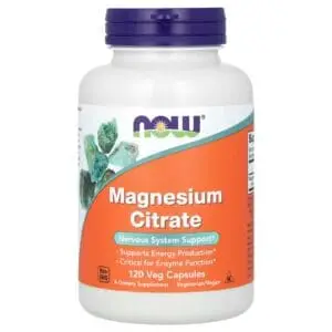NOW Foods, Citrate de magnésium, 400 mg, 120 capsules végétales