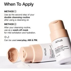 ANUA - RICE ENZYME + CERAMIDE BRIGHTENING CLEANSING POWDER 40gr