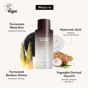 HARUHARU WONDER - Black Rice Hyaluronic Toner Fragrance Free Sensitive Skin - 150ml 2 HARUHARU WONDER - Black Rice Hyaluronic Toner Fragrance Free Sensitive Skin - 150ml
