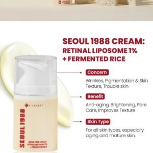 K-SECRET - SEOUL 1988 Cream : Retinal Liposome 1% + Fermented Rice 2 imgi 87 L g0212137117 001 K-SECRET SEOUL 1988 Cream