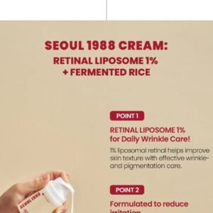 K-SECRET - SEOUL 1988 Cream : Retinal Liposome 1% + Fermented Rice 8 imgi 92 L g0212137117 006 K-SECRET SEOUL 1988 Cream