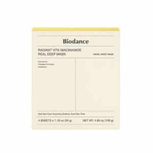 BIODANCE RADIANT VITA NIACINAMIDE REAL DEEP MASK PACK DE 4
